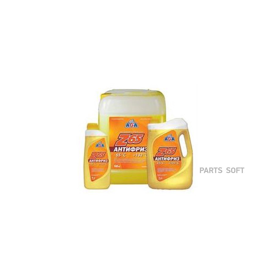 Антифриз AGA Z65 G12++ -65 С желтый 1 кг - AGA None None